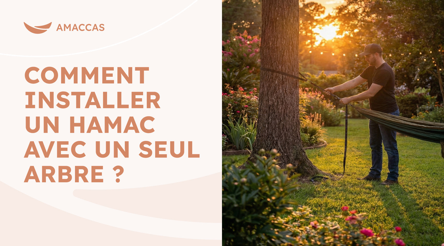 Comment Installer un Hamac avec un Seul Arbre