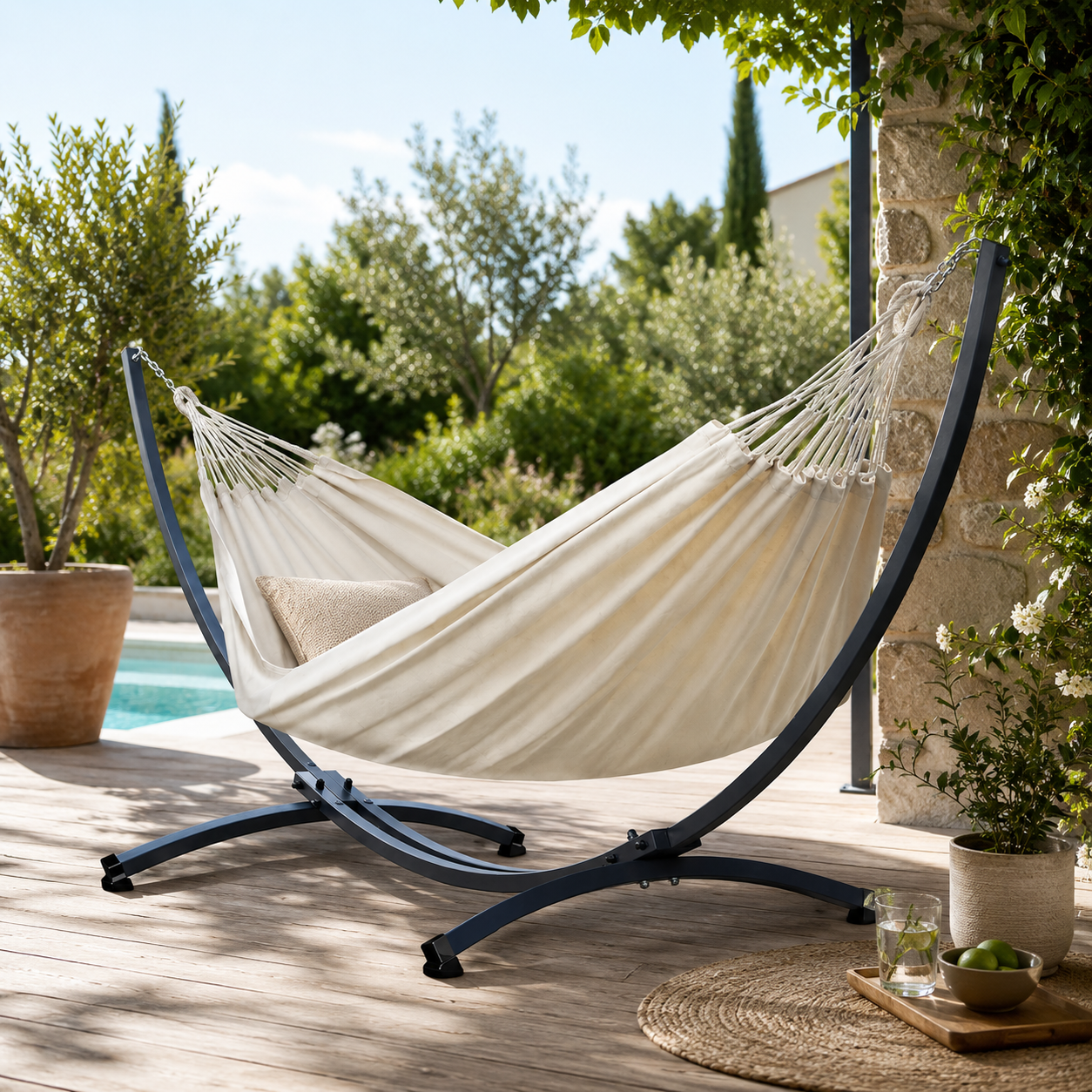 Hamac sur Pied Aluminium | Ember