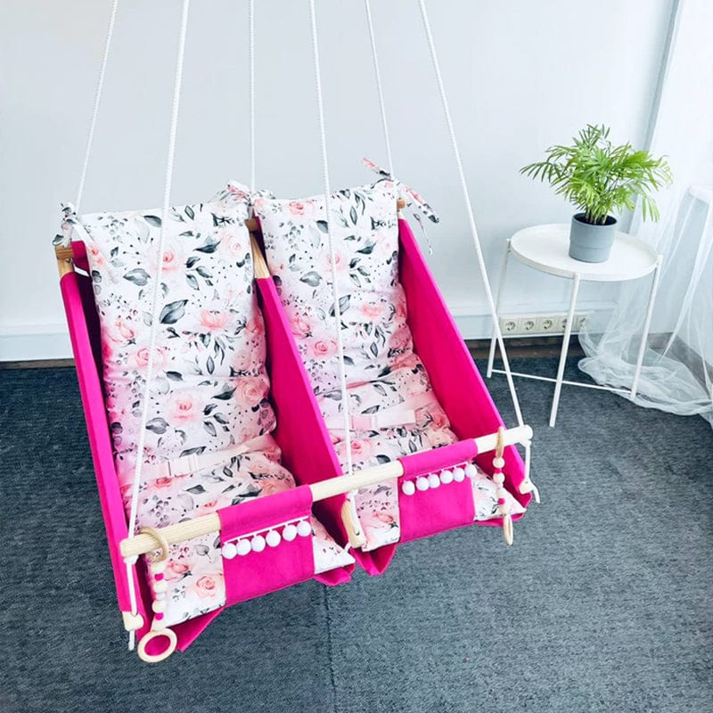 Balançoire Hamac Bébé Rose