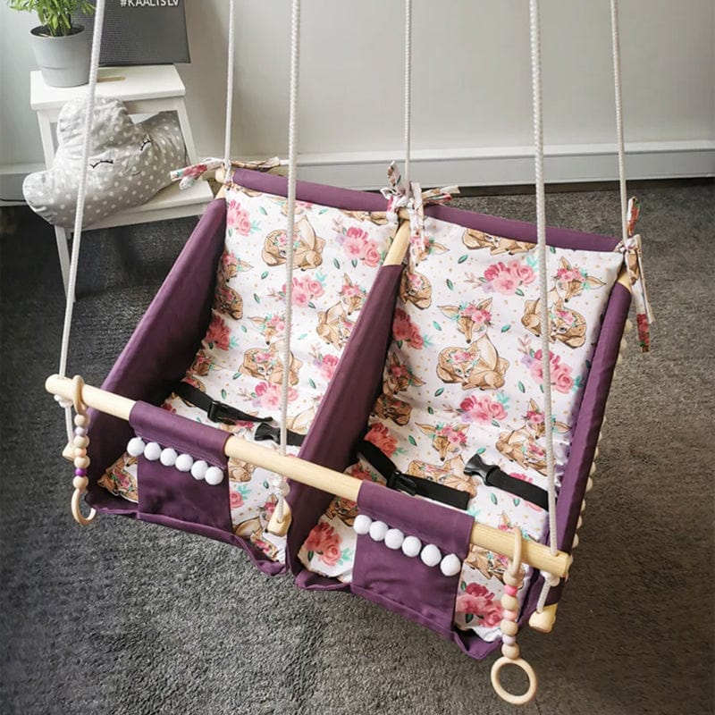 Berceau Hamac Bébé Mauve