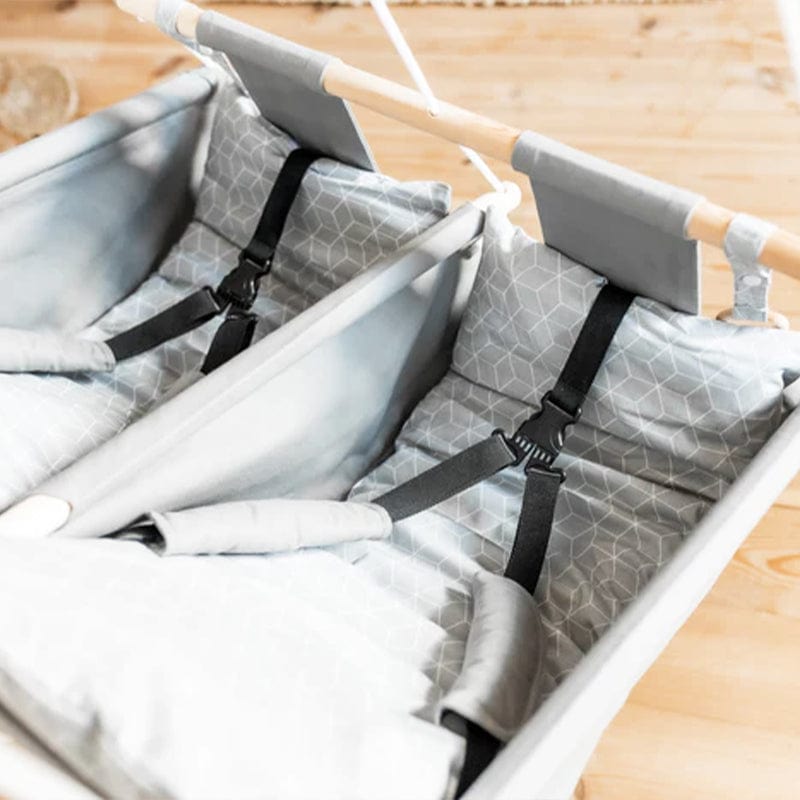 Berceau Suspendu Jumeaux Jaune