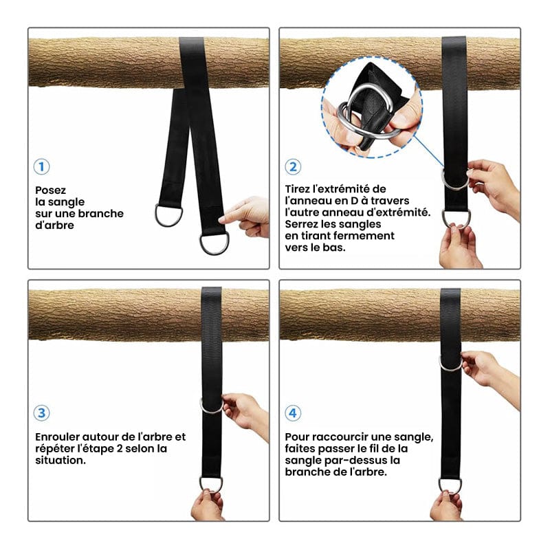 Fixation Hamac Arbre | YeadMal