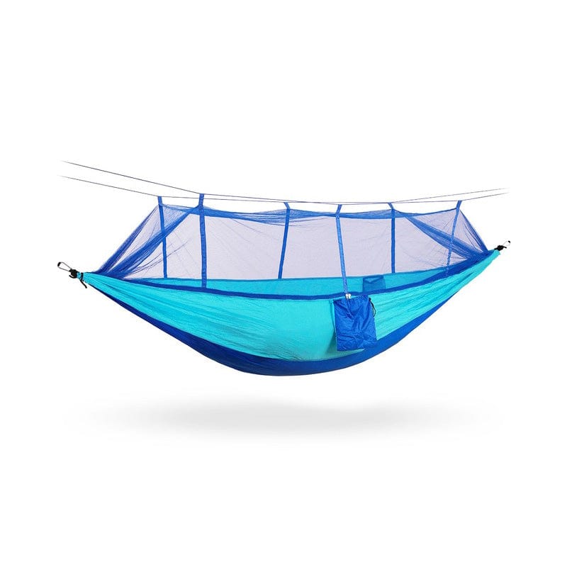 Hamac avec Moustiquaire Militaire Bleu clair