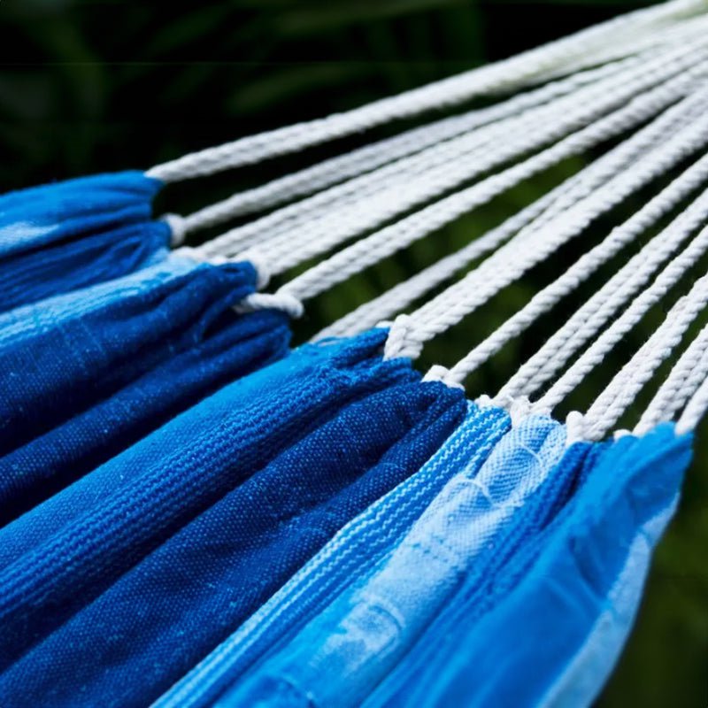 Hamac Coton Bleu