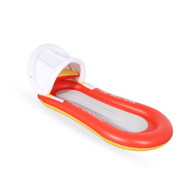 Hamac de Piscine Gonflable Rouge