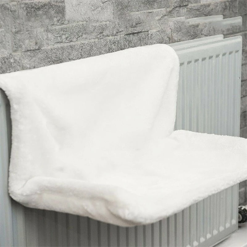 Hamac de Radiateur pour Chat Blanc