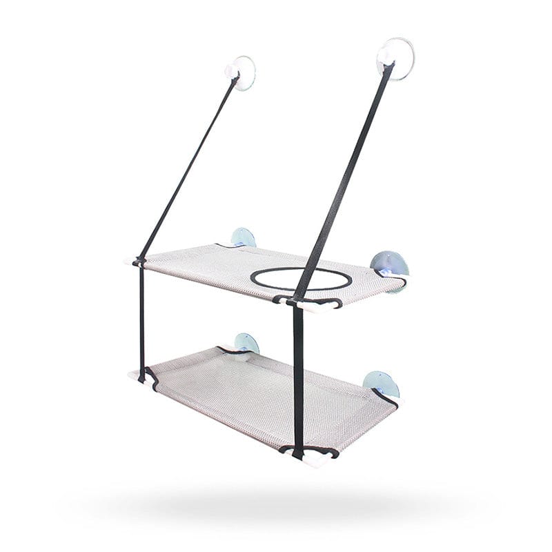 Hamac Fenêtre pour Chat Double Gris