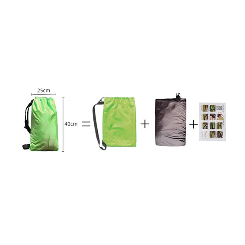Hamac Gonflable en Toile de Parachute