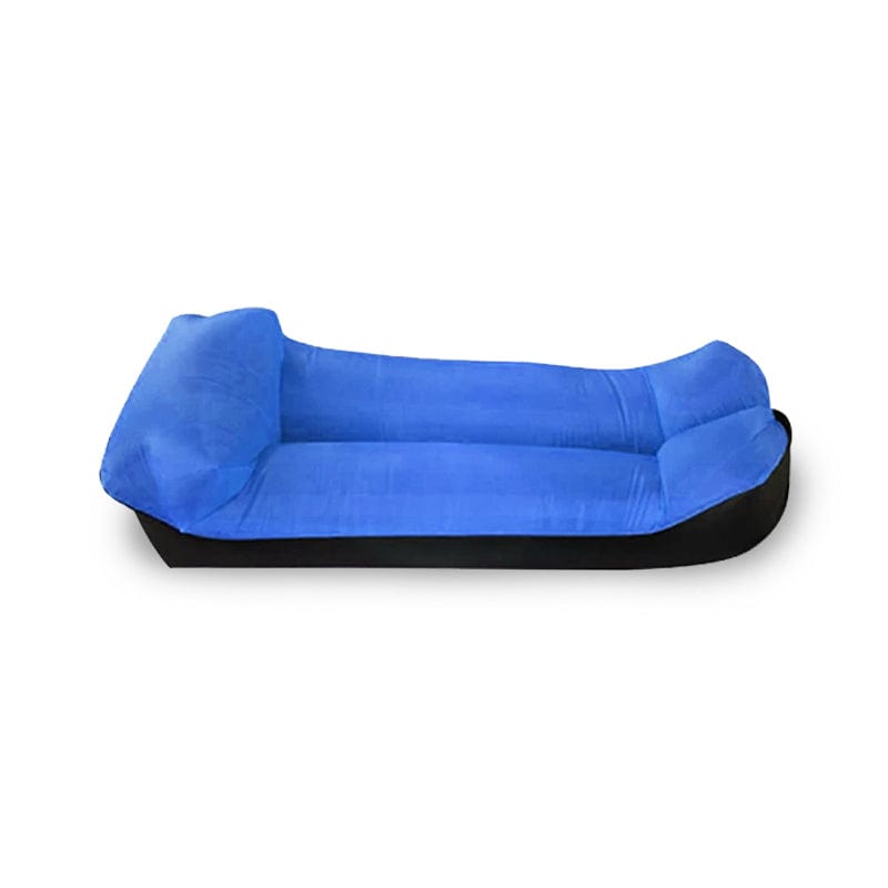 Hamac Gonflable en Toile de Parachute Bleu