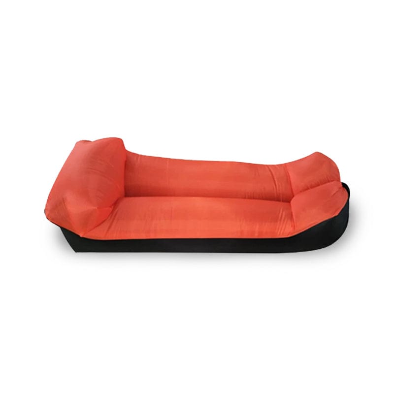 Hamac Gonflable en Toile de Parachute Orange