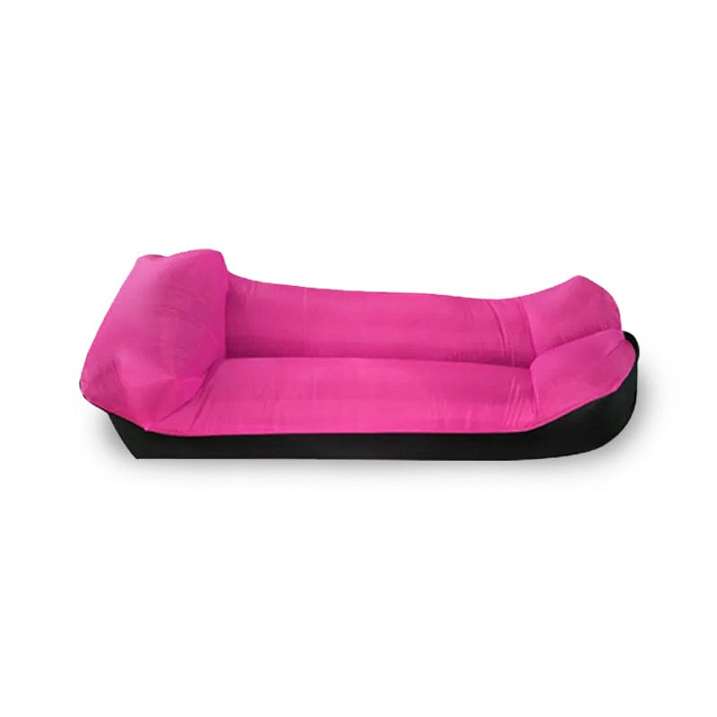 Hamac Gonflable en Toile de Parachute Rose