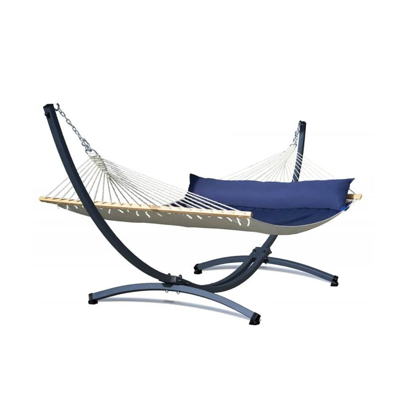 Hamac Matelassé sur Pied Bleu