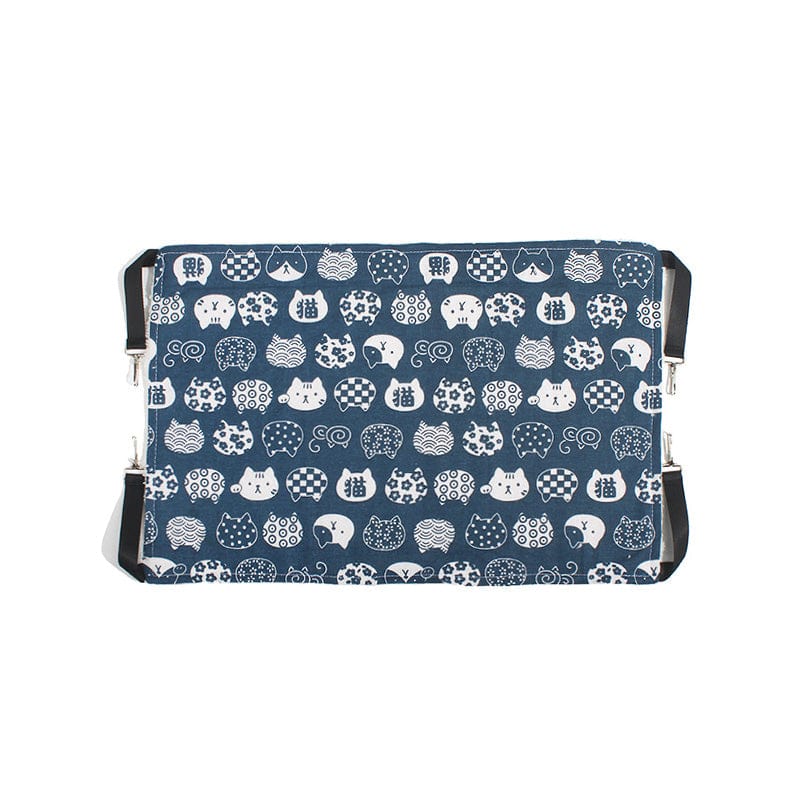 Hamac pour Chat Sous Chaise Bleu / 35 x 35 cm