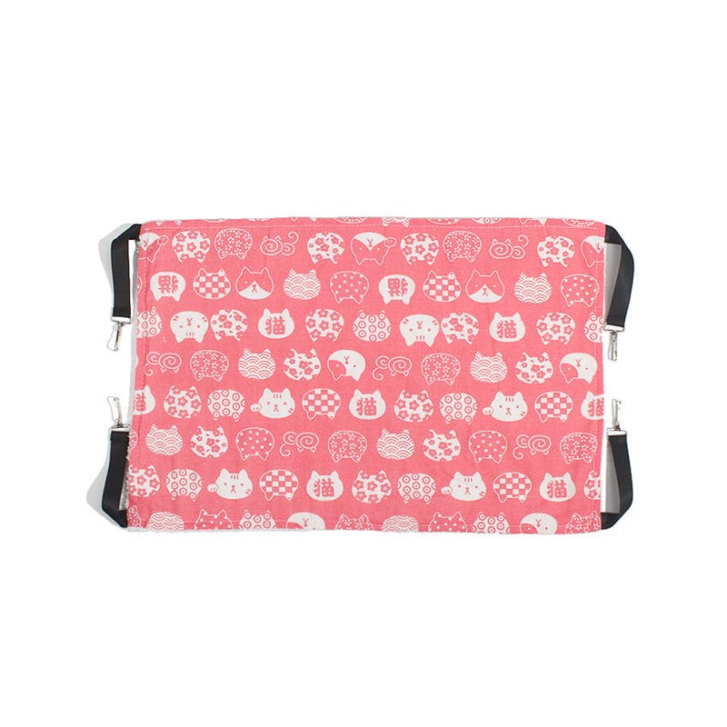 Hamac pour Chat Sous Chaise Rouge / 35 x 35 cm