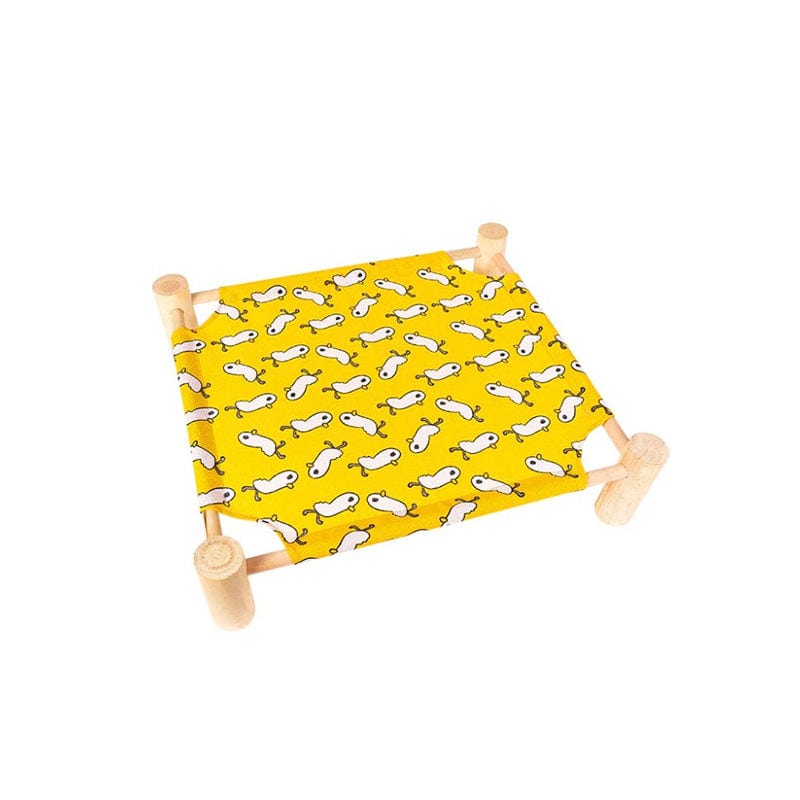 Hamac sur Pied pour Chat Canard jaune
