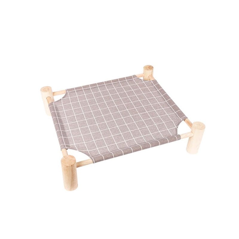 Hamac sur Pied pour Chat Grille marron
