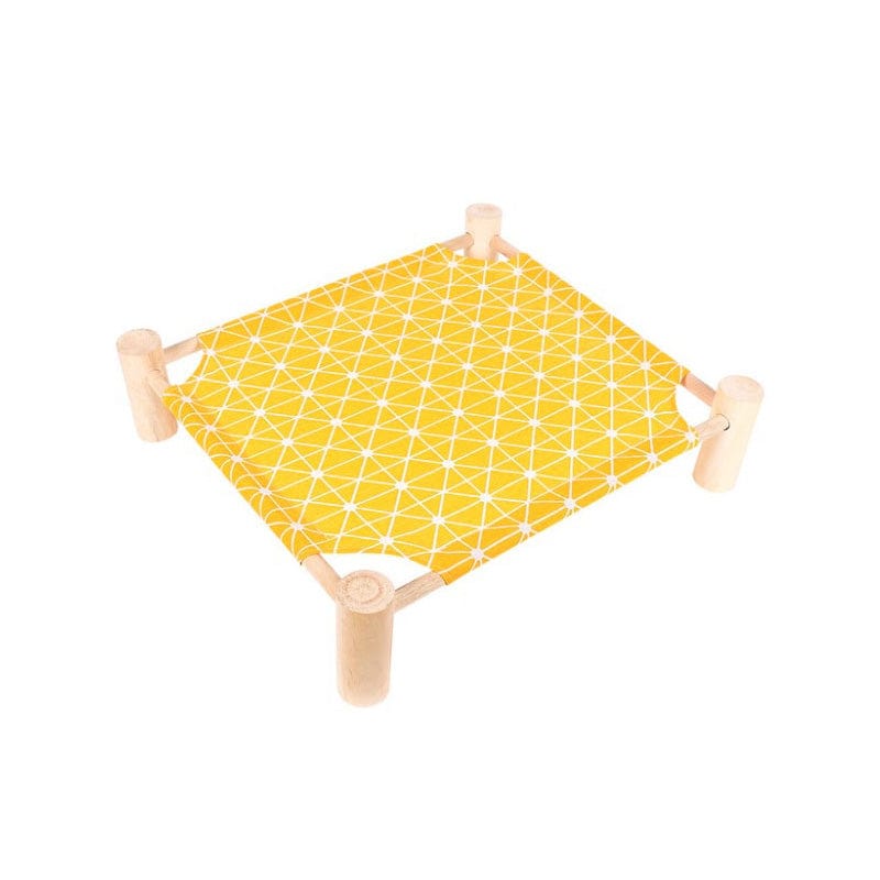 Hamac sur Pied pour Chat Triangle jaune