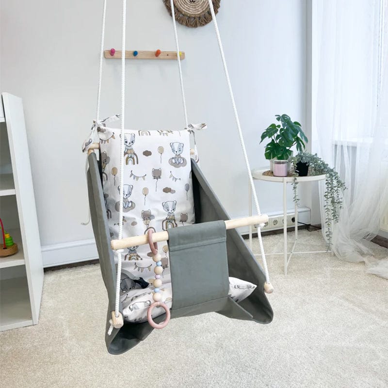 Hamac Suspendu pour Bébé Gris