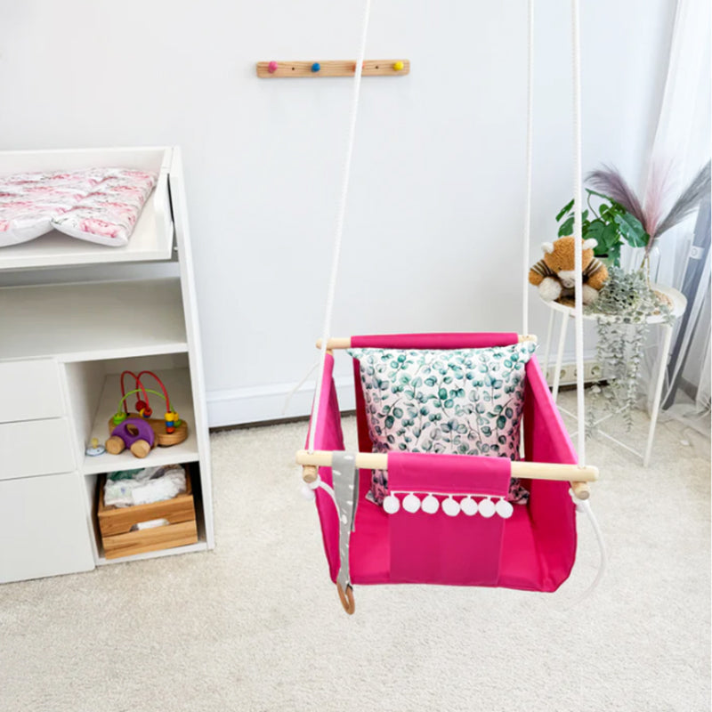 Hamac pour Bébé avec Support en Bois | Eucalyptus