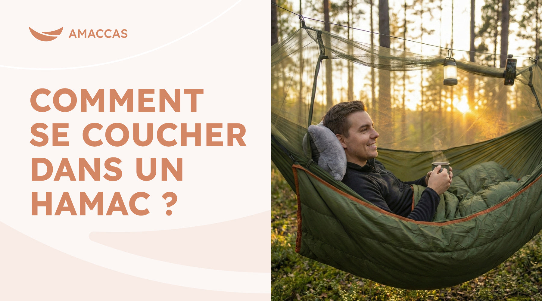 Comment se Coucher dans un Hamac